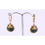 Gorgeous Green Vintage Style Earrings